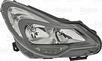 Valeo 045287 фара правая Opel Corsa D, H7, с электрокорректором