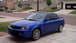 Диски Enkei RSV на автомобиле Mazda 323 Диски Enkei RSV на автомобиле Mazda 323