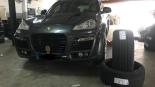 Felgen   am Fahrzeug  porsche cayenne
