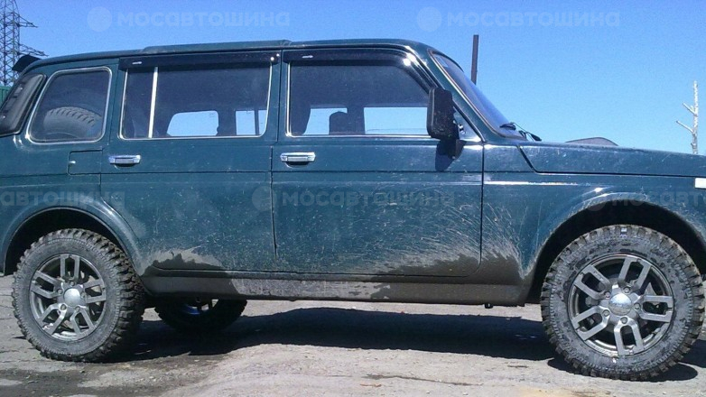 Автомобильные шины Cordiant Off Road R16 на автомобиле VAZ 2121 [1332]