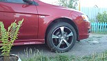 Felgen Zepp Rocket am Fahrzeug Mitsubishi Lancer X Felgen Zepp Rocket am Fahrzeug Mitsubishi Lancer X