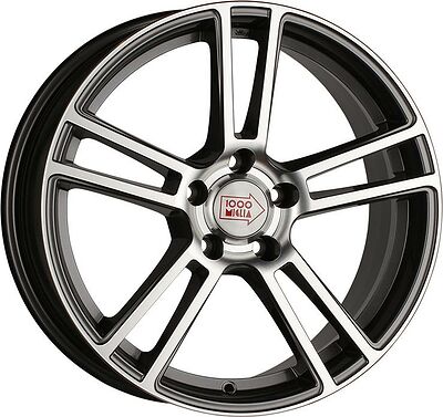 1000Miglia MM1002 8.5x19 5x120 ET 33 Dia 72.69 Dark Anthracite Polished