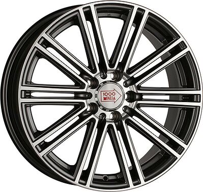 1000Miglia MM1005 8x18 5x112 ET 45 Dia 66.69 Dark Anthracite Polished