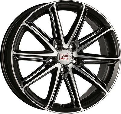 1000Miglia MM1007 8x18 5x112 ET 45 Dia 66.6 Dark Anthracite Polished