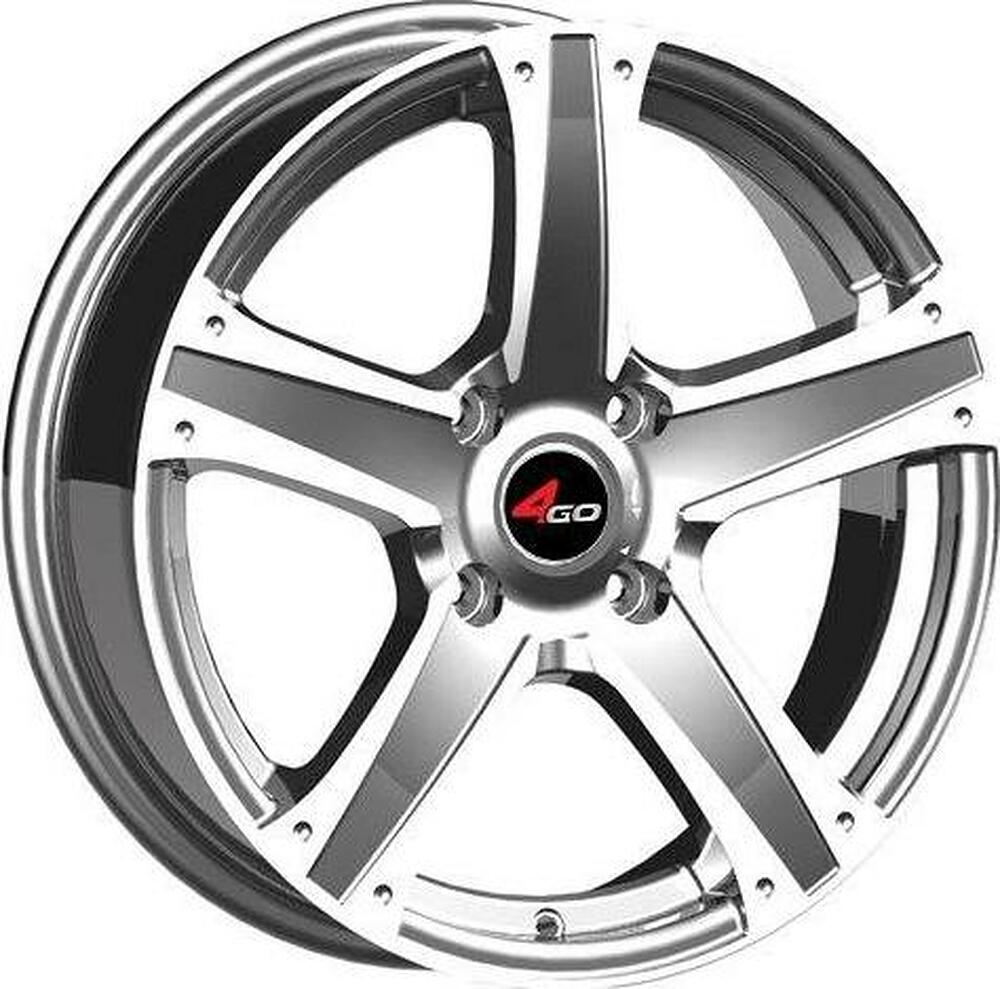 4GO 266 6x14 4x98 ET 38 Dia 58.6 Silver