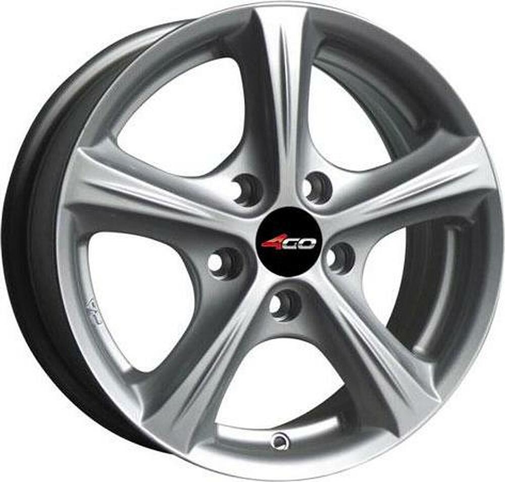4GO 42 6.5x15 4x100 ET 45 Dia 67.1 Silver