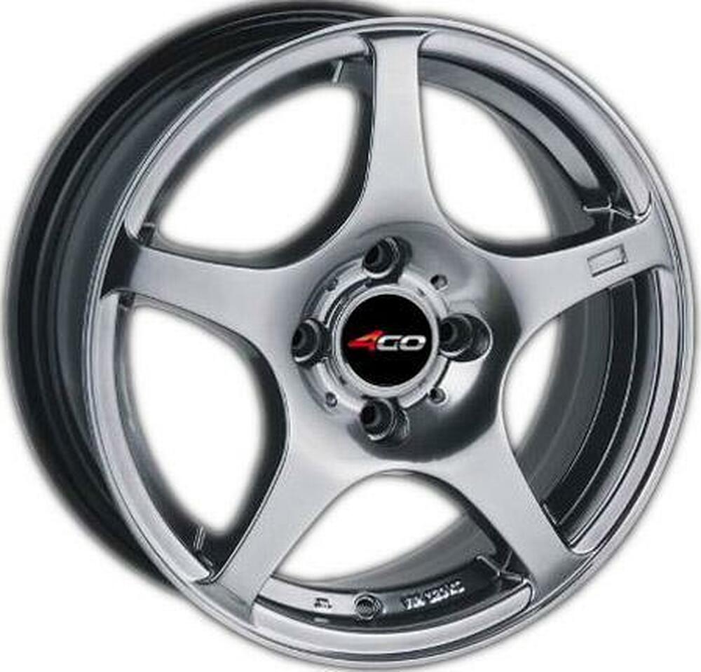 4GO 550 6x14 4x98 ET 38 Dia 58.6 Silver