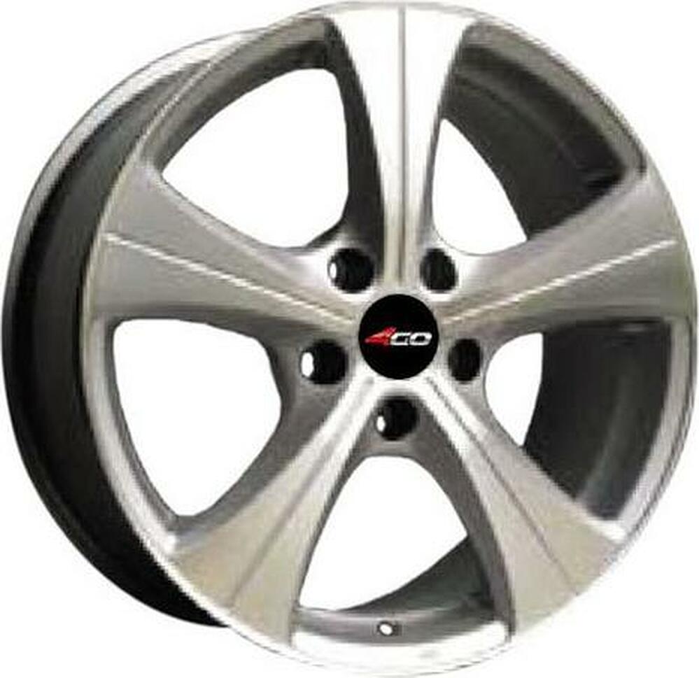 4GO 56 6x15 5x100 ET 48 Dia 73.1 silver