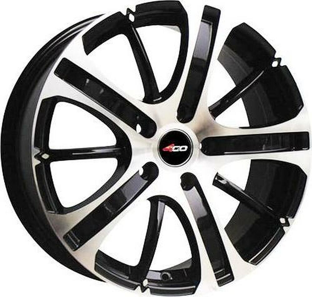 4GO 69 6x14 4x100 ET 40 Dia 67.1 Silver