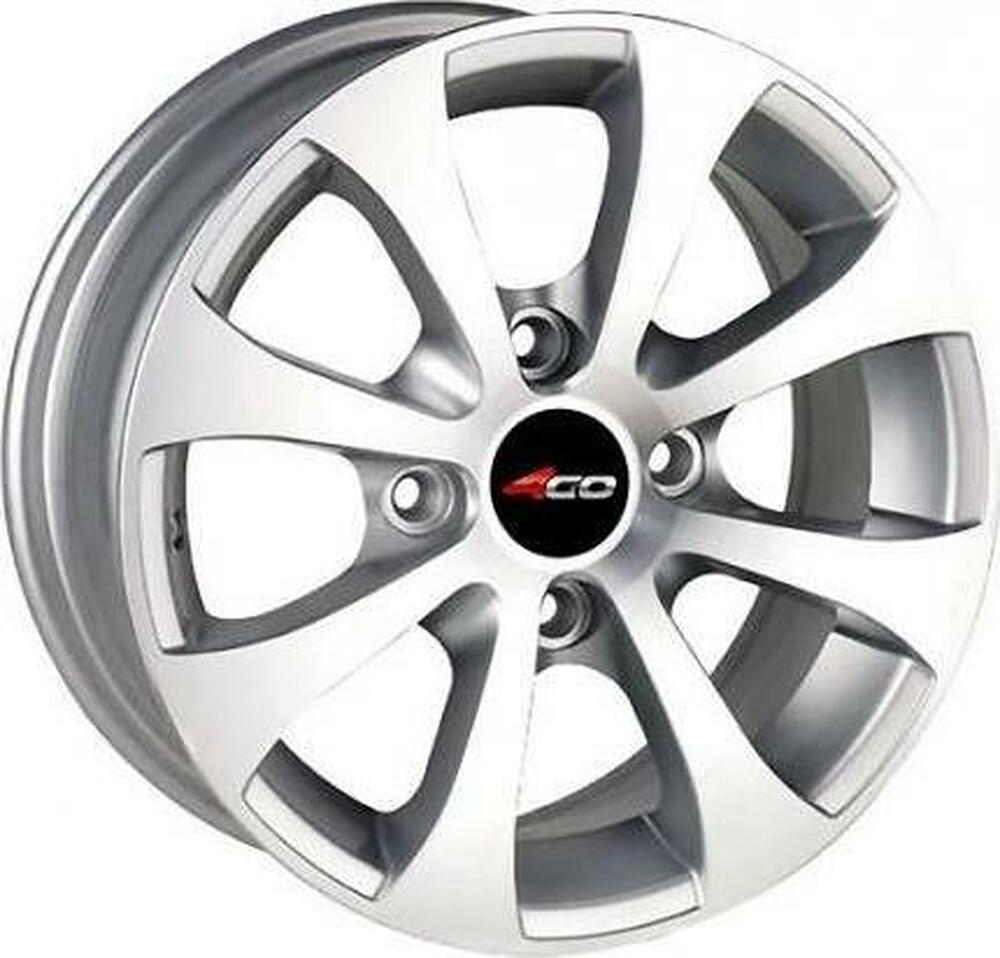 4GO 806 6x14 4x108 ET 45 Dia 63.4 Silver