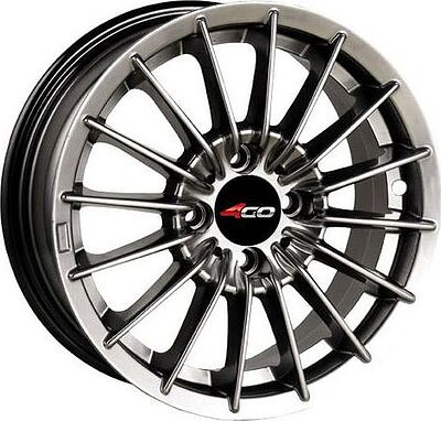 4GO 869 6x14 4x98 ET 38 Dia 58.6 silver