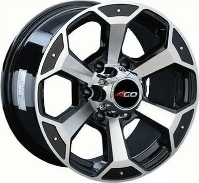 4GO BW9 8x16 5x139.7 ET -20 Dia 108.5 GMMF