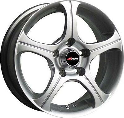 4GO CT001 5.5x14 4x100 ET 40 Dia 67.1 Silver