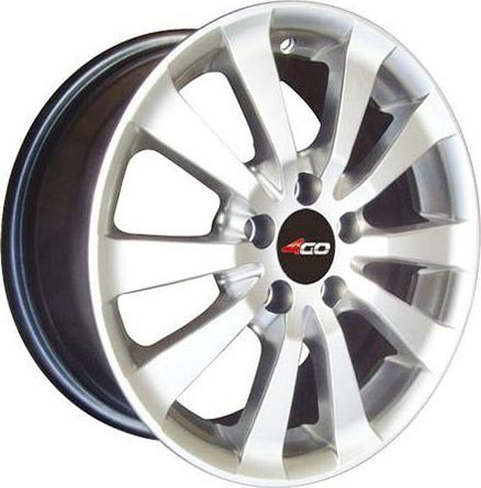 4GO RV113 6.5x15 5x110 ET 38 Dia 65.1 silver