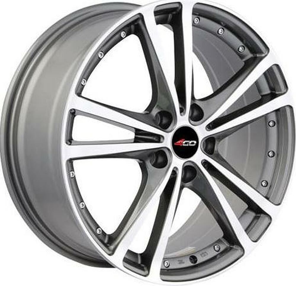 4GO SD119 6x14 4x98 ET 38 Dia 58.6 silver