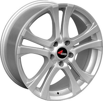 4GO YQ17 7.5x18 5x114.3 ET 50 Dia 67.1 Silver