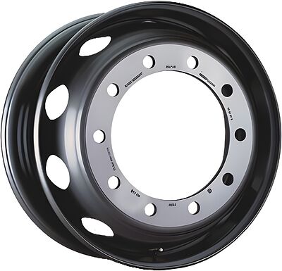 Accuride 10/335/281/165 8.25x22.5 10x335 ET 165 Dia 281 Black