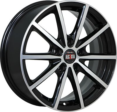 Alcasta M61 6x16 5x114 ET 45 Dia 60 BKF