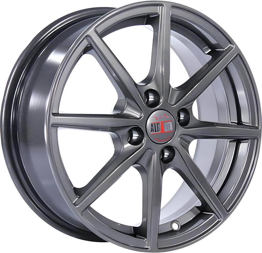 Alcasta M63 6x15 4x100 ET 46 Dia 60.1 graphite