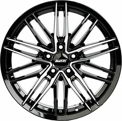 Alutec Burnside 8x18 5x112 ET 45 Dia 70.1 Diamant black front polished
