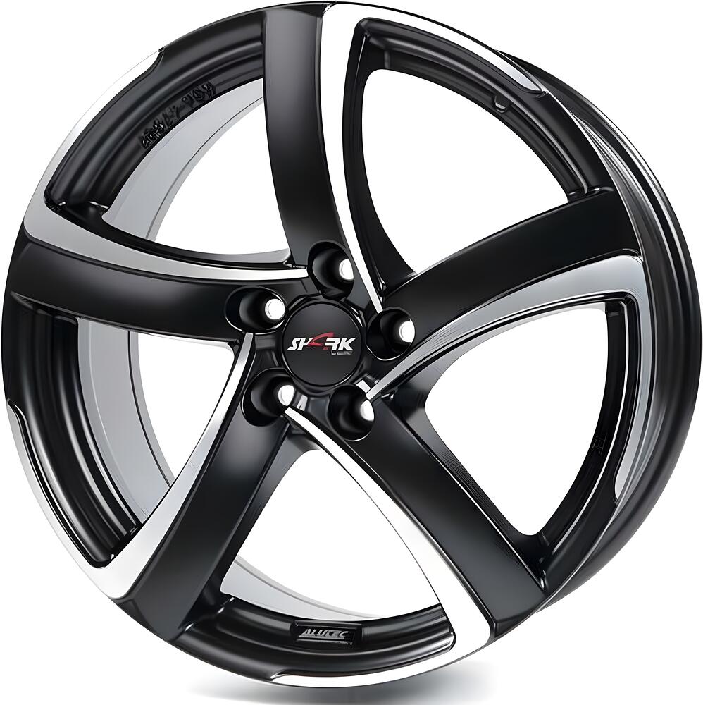 Alutec Shark 7x16 5x115 ET 38 Dia 70.2 Racing Black