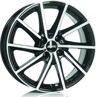 Alutec Singa 7x17 5x114.3 ET 55 Dia 64.1 Diamond Black Front Polished