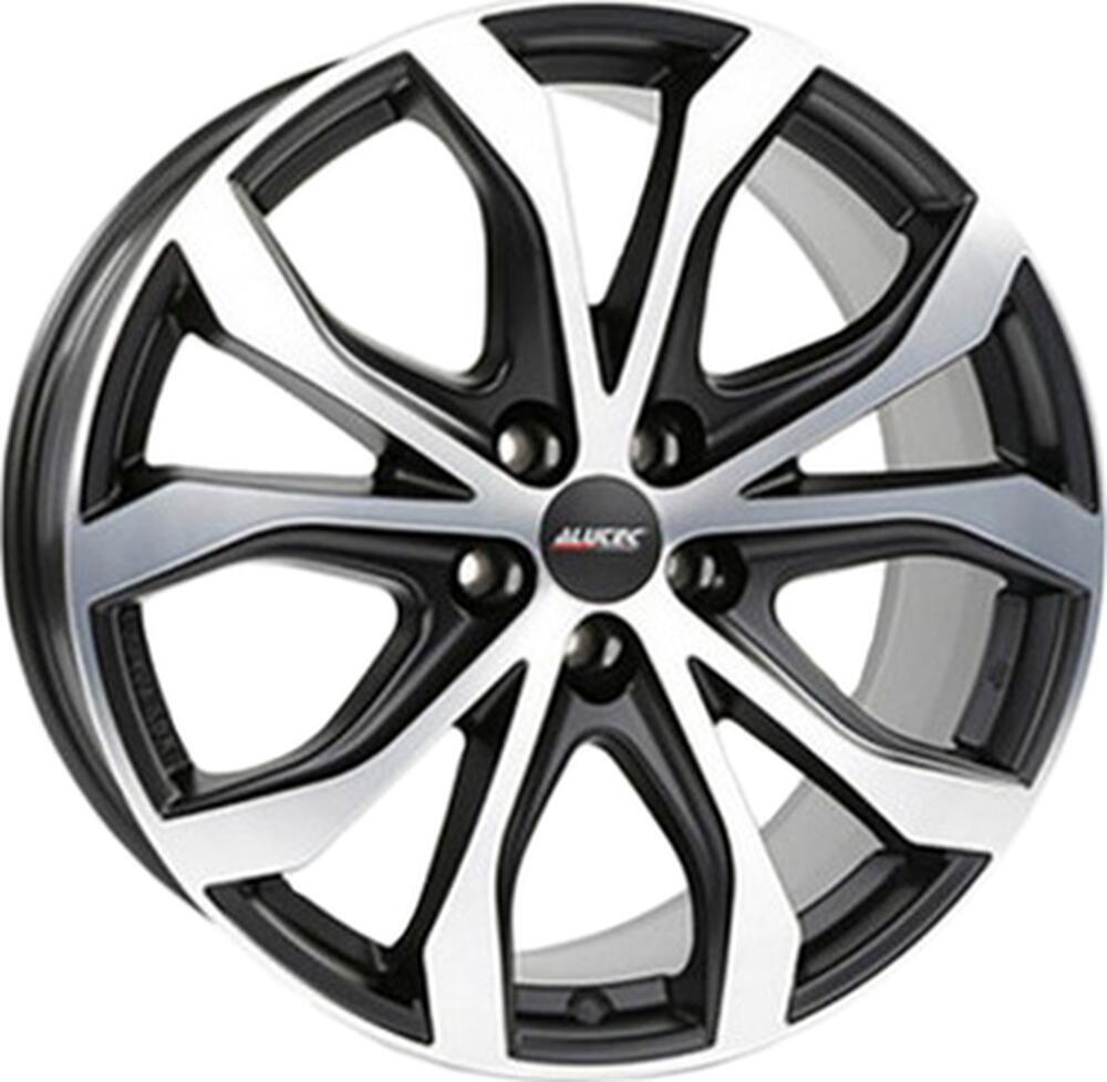 Alutec W10 8x19 5x108 ET 41 Dia 63 Racing black front polished