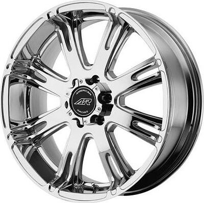 American Racing AR708 9.5x22 5x139.7 ET 20 Dia 108 White/PVD