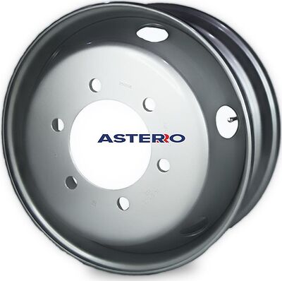 Asterro 6/222,25/164/133 6x19 6x222 ET 133 Dia 164 Silver