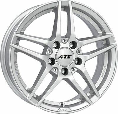 ATS Mizar 8.5x18 5x112 ET 48 Dia 66.5 Polar Silver