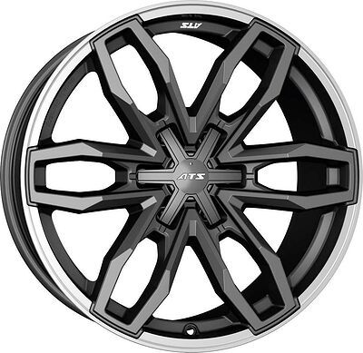 ATS Temperament 6 9.5x20 6x139.7 ET 15 Dia 106.1 Blizzard Grey Lip Polished