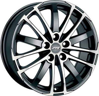 ATS X-treme 7x17 5x112 ET 37 Dia 70 Racing black front polished