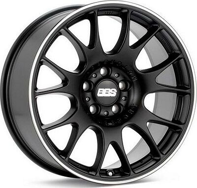 BBS CH 9.5x19 5x120 ET 40 Dia 72.5 Satin black/diamond-cut