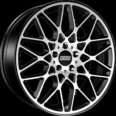 BBS RX-R 8.5x19 5x120 ET 32 Dia 82 Black Diamond Cut