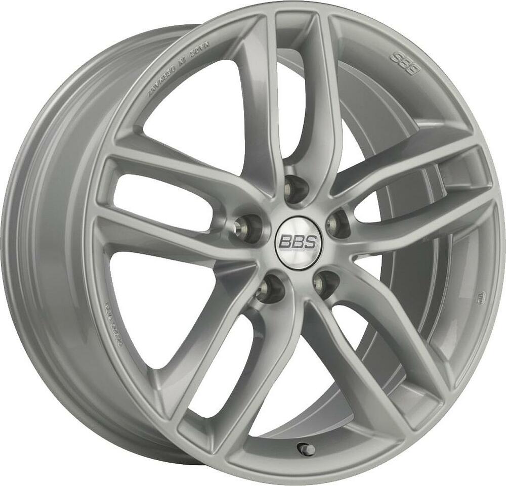 BBS SX 7.5x17 5x108 ET 35 Dia 82 Brilliant Silver