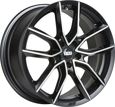 BBS XA 9.5x20 5x120 ET 42 Dia 82 BLACK DIAMOND CUT