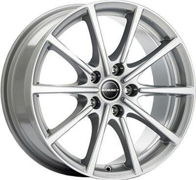 Borbet BL5 7x16 5x112 ET 37 Dia 72.5 brilliant-silber