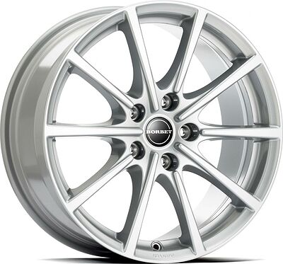 Borbet BL5 8x18 5x108 ET 40 Dia 72.5 Brilliant silver