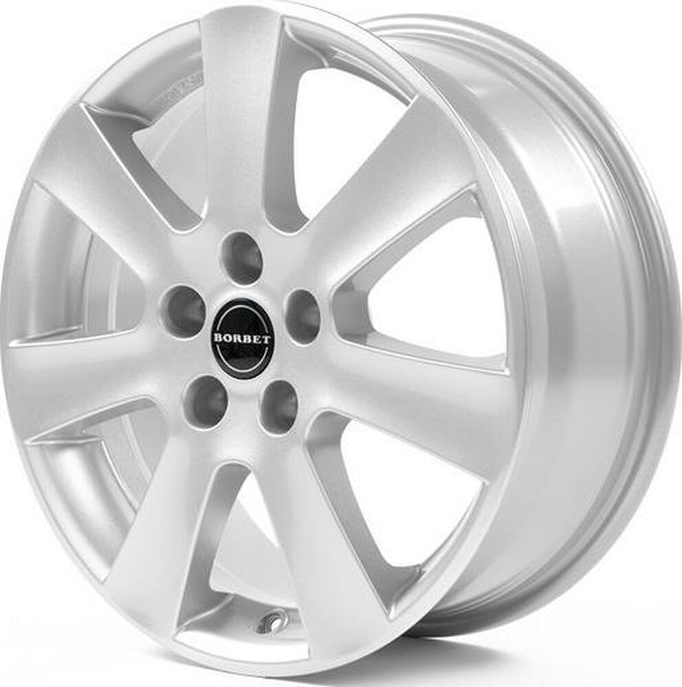 Borbet CA 7x16 5x112 ET 38 Dia 72.5 silver