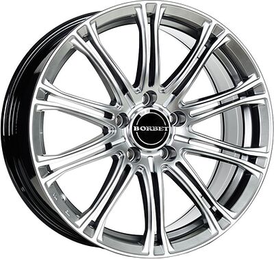 Borbet CW1/5 8x19 5x114.3 ET 40 Dia 72.5 Hyper Black