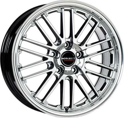 Borbet CW2/5 8x17 5x112 ET 45 Dia 72.5 Hyper horn polished