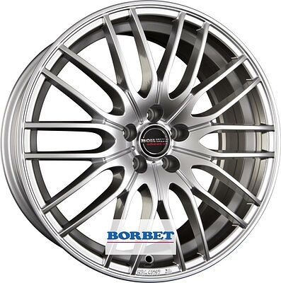 Borbet CW4/5 7x17 5x108 ET 45 Dia 72.5 silver