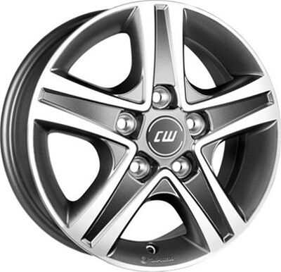 Borbet CWD 6.5x16 5x118 ET 65 Dia 71.1 Mistral anthracite polished matt