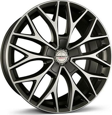 Borbet DY 8.5x20 5x112 ET 40 Dia 72.5 Dark Grey Polished Matt