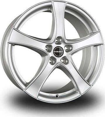 Borbet F2 6.5x17 5x112 ET 45 Dia 57.1 Brilliant silver
