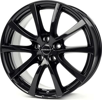 Borbet LV5 7x16 5x110 ET 40 Dia 72.5 Black glossy