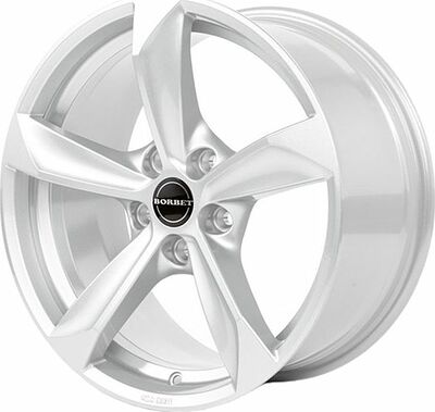 Borbet S 9x20 5x112 ET 20 Dia 66.5 Brilliant Silver