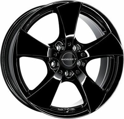 Borbet TB 7.5x16 5x112 ET 37 Dia 66.6 Black glossy