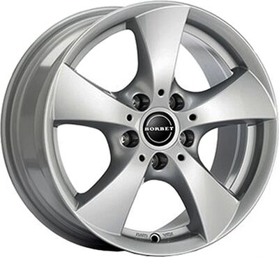 Borbet TB 7.5x16 5x112 ET 45 Dia 66.5 Brilliantsilber-Lackiert
