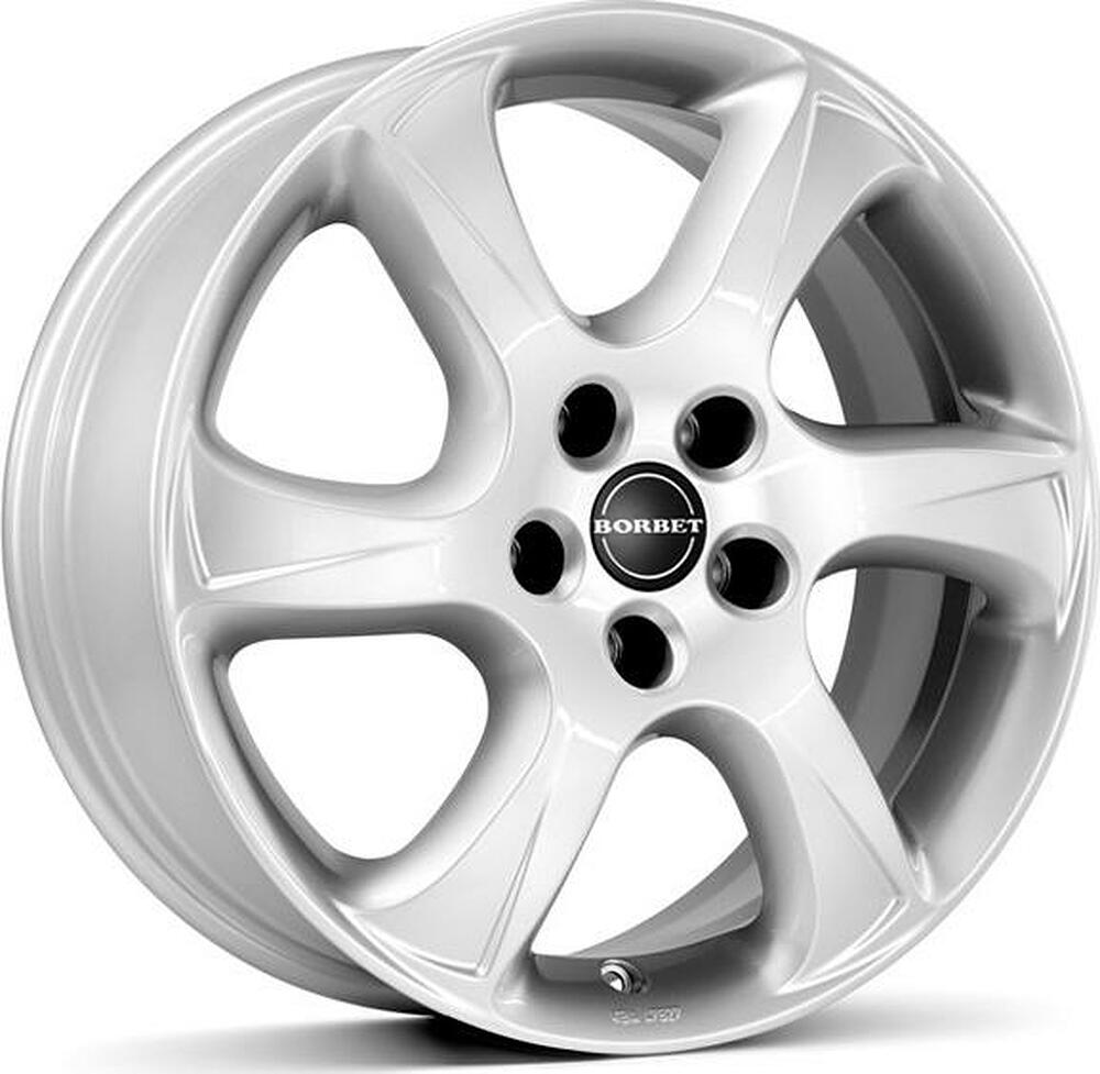 Borbet TC 6.5x16 5x100 ET 48 Dia 64.1 Brilliant silver